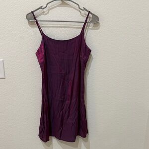 Altar’d State Purple/Pink metallic sheen Slip Dress